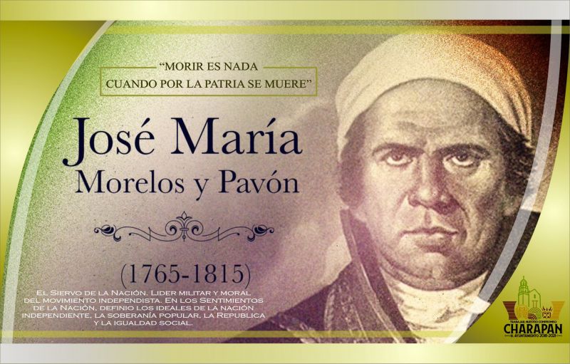 CCLV aniversario del natalicio de José María Morelos y Pavón.