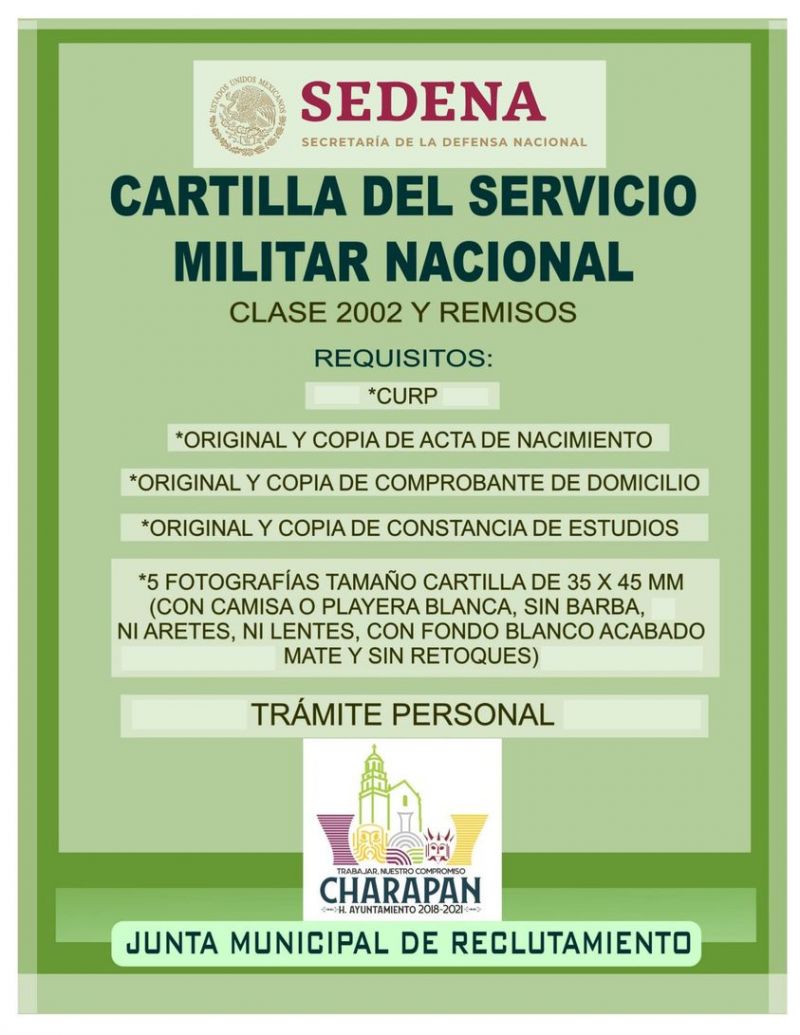 CARTILLA DEL SERVICIO MILITAR NACIONAL