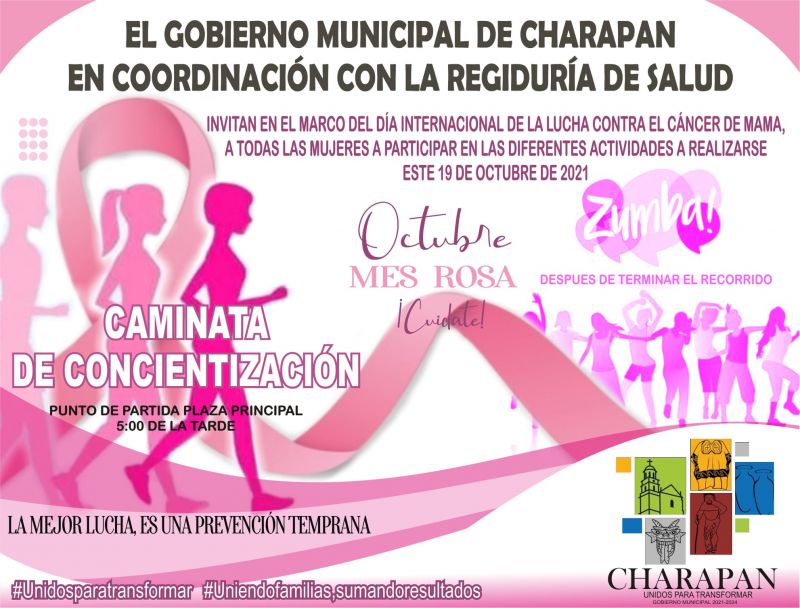 Actividades en el marco del día internacional contra el cáncer de mama