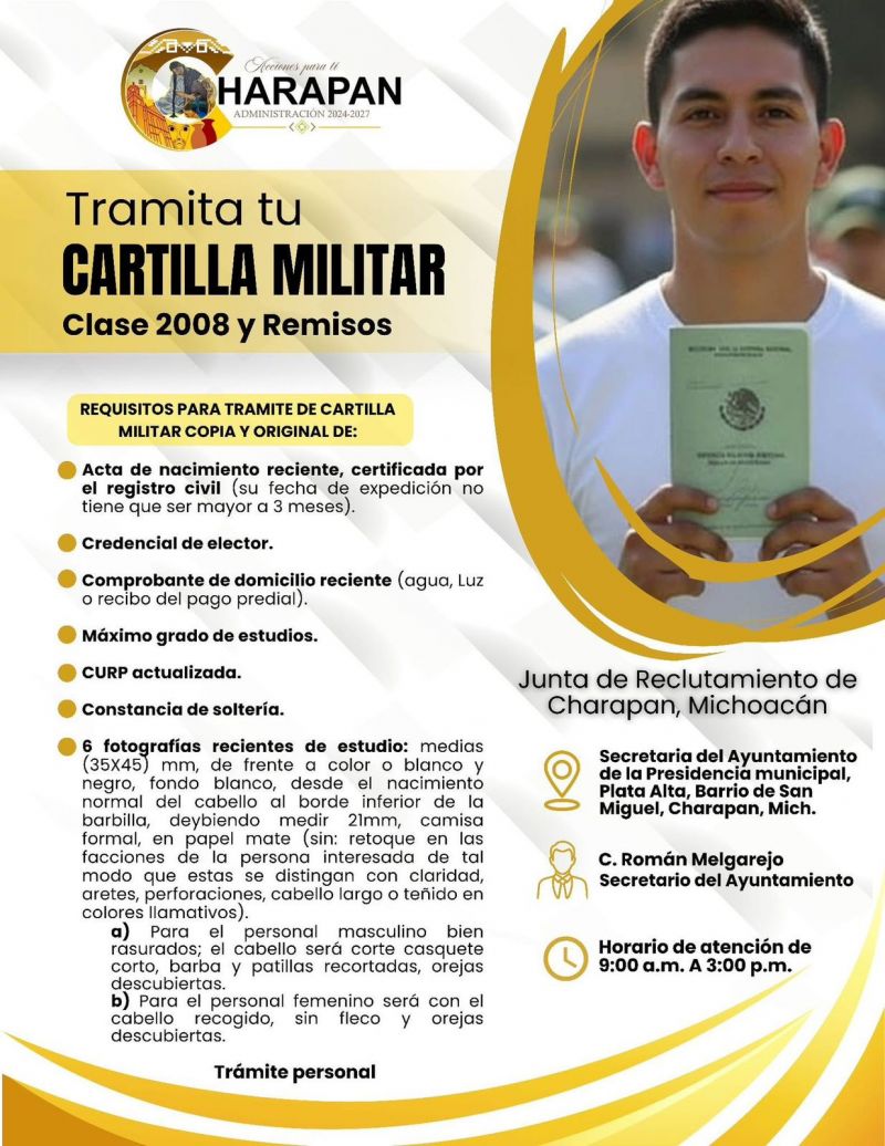 Cartilla del Servicio Militar Nacional