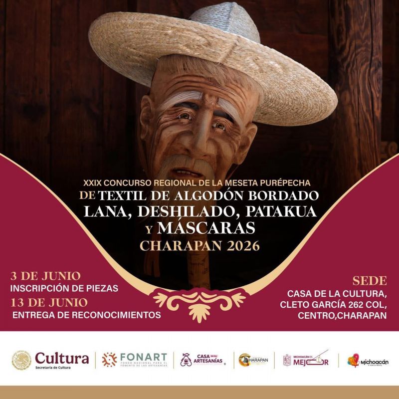 ¡VIVE LA GRANDEZA ARTESANAL DE LA MSESETA PURÉPECHA EN CHARAPÁN 2026 !