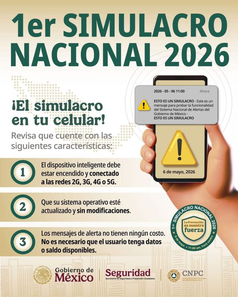 Charapán se prepara para el Primer Simulacro Nacional 2026